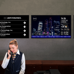 Информационные экраны для отелей