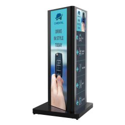 KIP588-3LG-EUK | Черная стойка для трех Ultra Stretch дисплеев LG