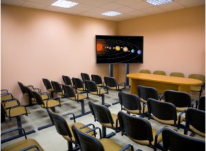 Стойка на колесах для интерактивных досок SR598