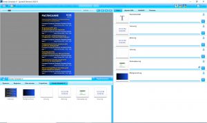 Расписание событий | Цифровой макет Elementi