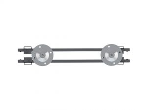 Multibrackets M Pro-Wire 3000 | Напольно-потолочная система для крепления 2х дисплеев с обоих сторон