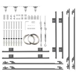 Multibrackets M Pro-Wire 3000 | Напольно-потолочная система для крепления 2х дисплеев с обоих сторон