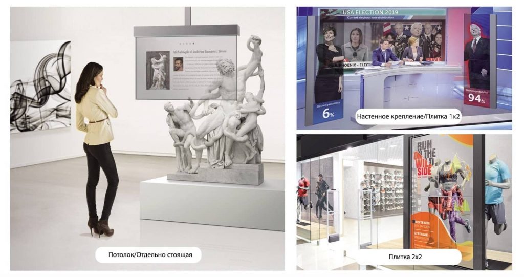 Прозрачные дисплеи