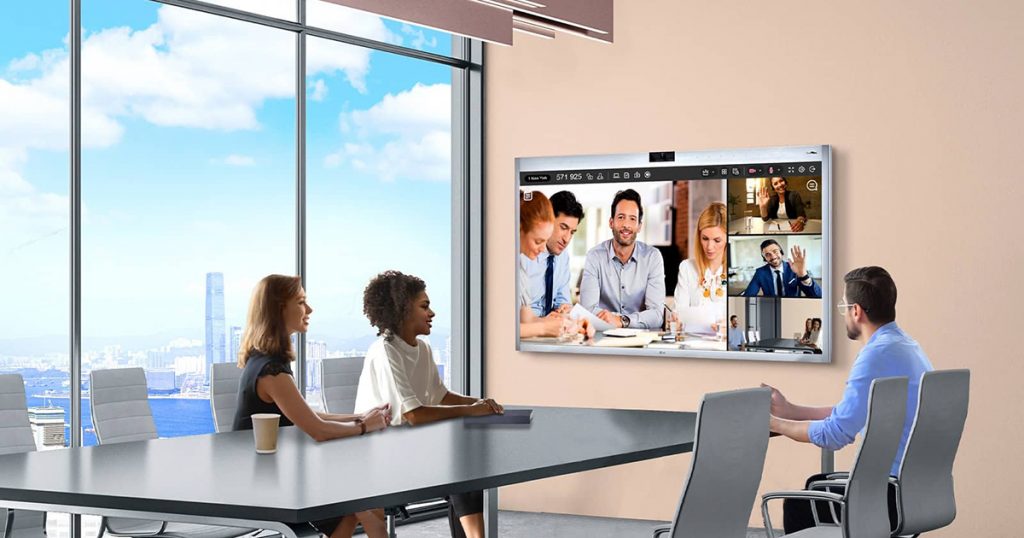 Интерактивная панель LG One для видеоконференцсвязи