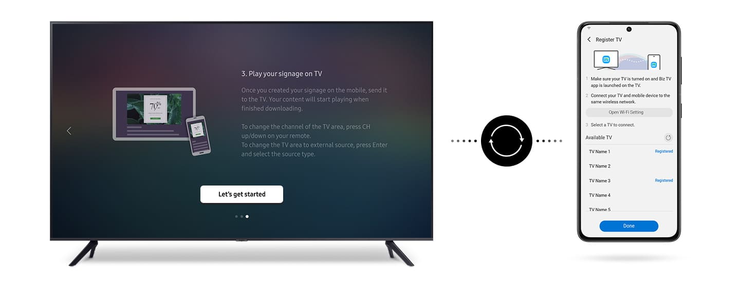 Коммерческие телевизоры Samsung