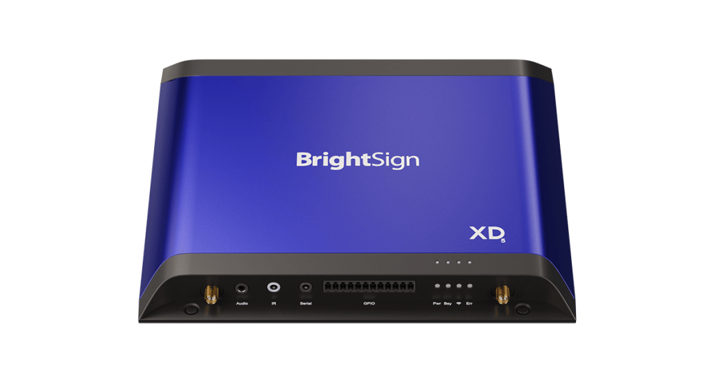 Медиаплееры BrightSign серии XD5 для управления видеоконтентом на экранах