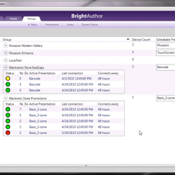 BrightAuthor | Программа для управления контентом на экранах