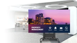 LG ST-1362FH | Моторизованная стойка на колесах для дисплея LAEC015 136"