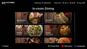 Hoteza TV - обслуживание в номер