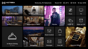 Hoteza TV - главный экран