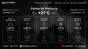 Hoteza TV - погода