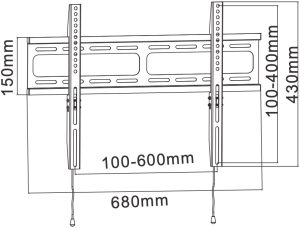Настенное крепления для дисплея 55