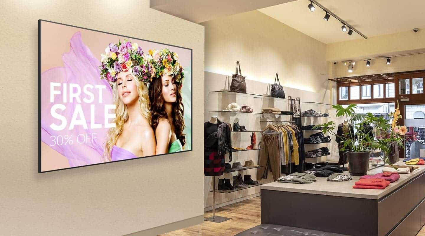Рекламные экраны для магазина