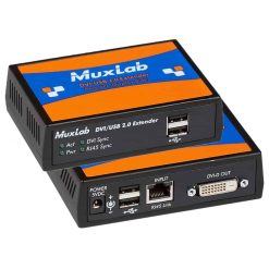 MuxLab DVI/USB Extender | Удлинитель сигналов DVI и USB2.0 по витой паре HDBaseT