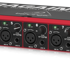 BEHRINGER ADA8200 | 8 In/8 Out ADAT аудиоинтерфейс с микрофонными предусилителями MIDAS