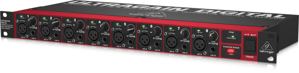 BEHRINGER ADA8200 | 8 In/8 Out ADAT аудиоинтерфейс с микрофонными предусилителями MIDAS