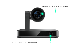 Yealink UVC86 | UHD 4K 12x Интеллектуальная PTZ Камера для видеоконференций