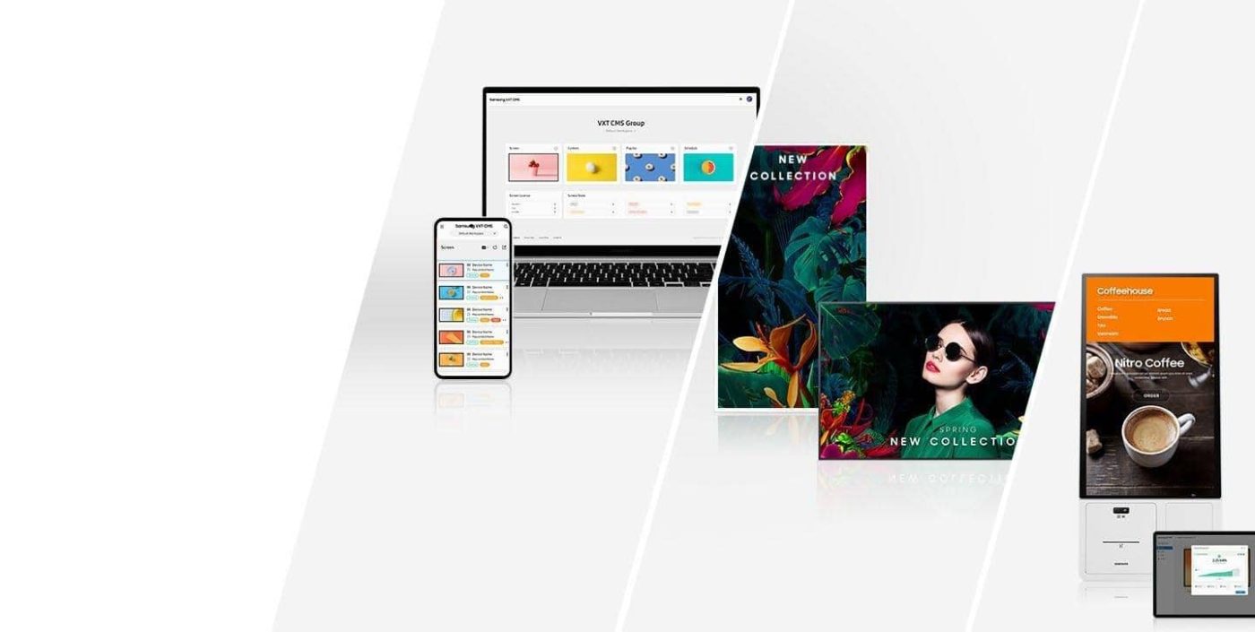 Samsung VXT облачная система для дистанционного управления контентом на дисплеях Samsung