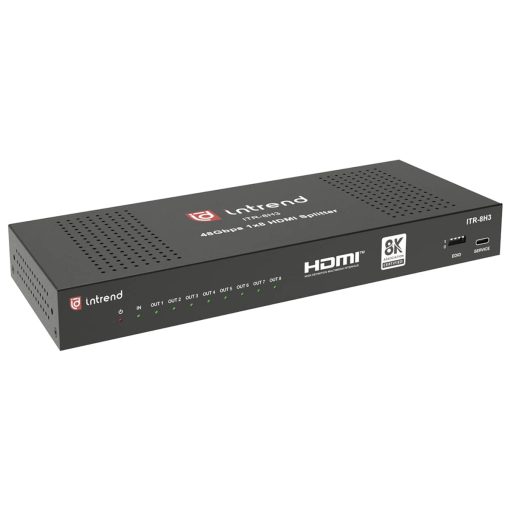 Intrend ITR-8H3 | Усилитель-разделитель сигналов HDMI 1:8 до 8К