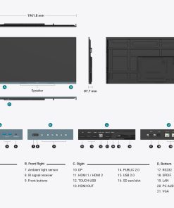 BenQ RE8604 | Интерактивная панель для школы