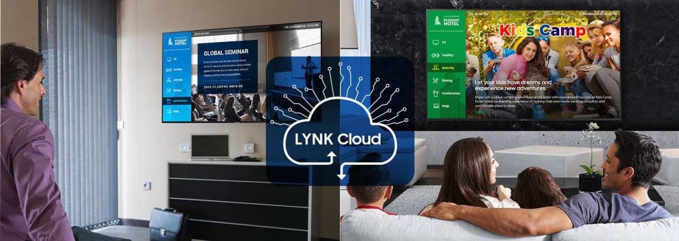 LYNK Cloud - Система управления гостиничными телевизорами Samsung