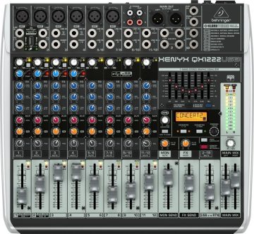 BEHRINGER XENYX QX1222USB | 16-ти канальный аналоговый микшер