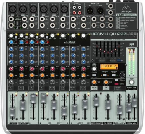 BEHRINGER XENYX QX1222USB | 16-ти канальный аналоговый микшер