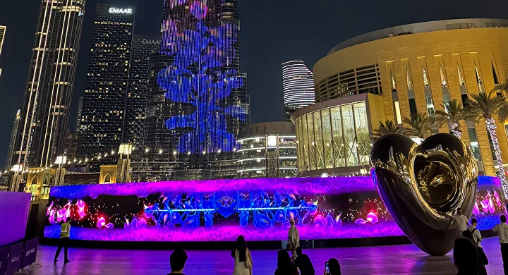 Светодиодный экран в Дубае